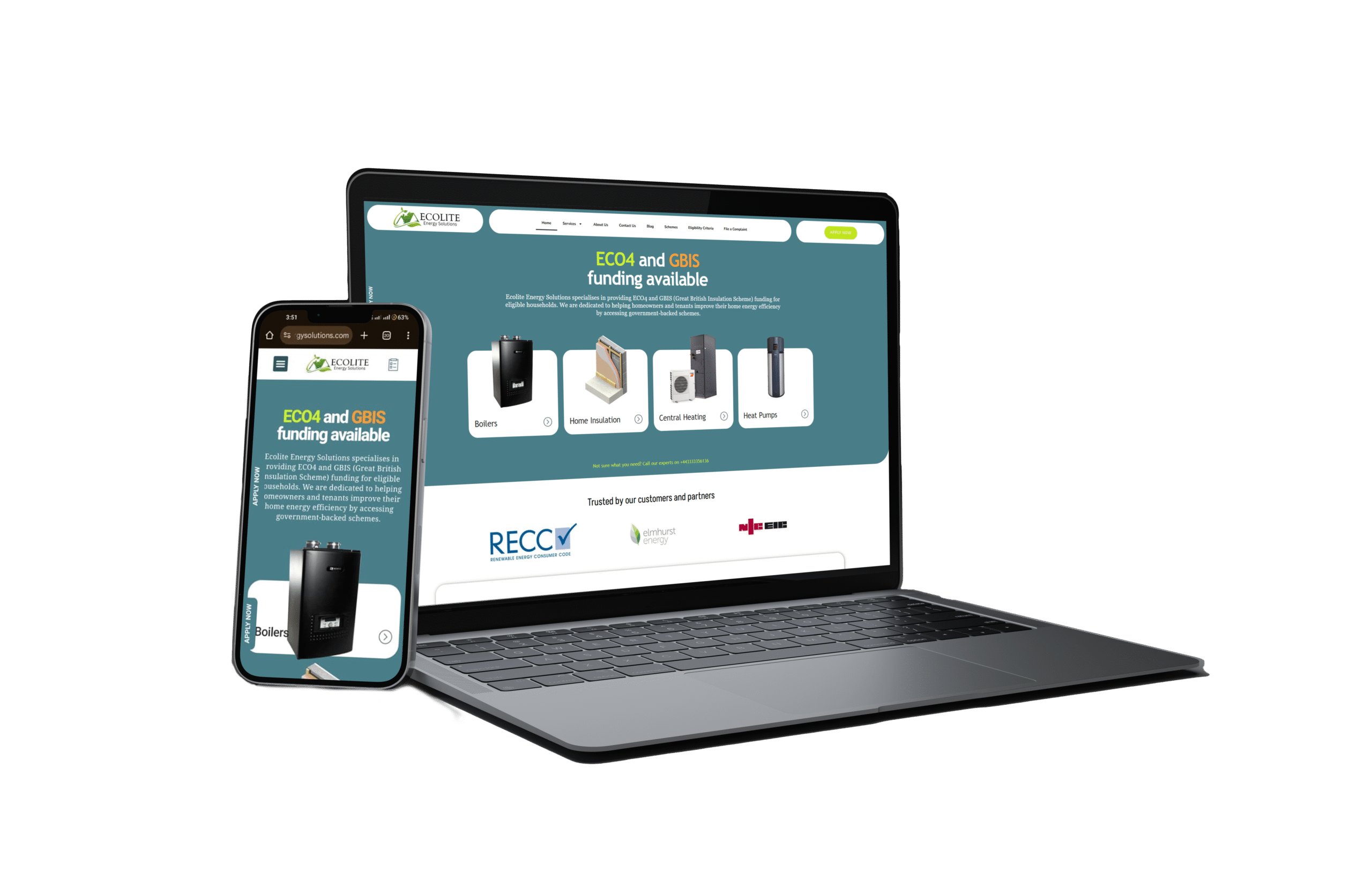 Ecolite Energy Solutions Website