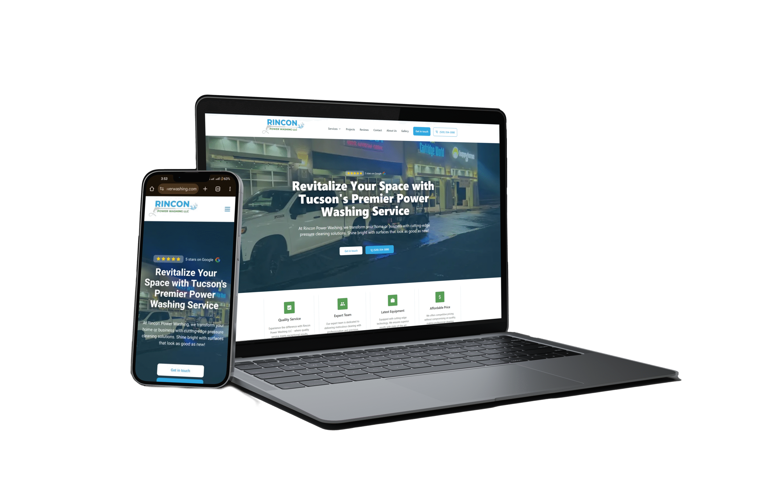 Rincon Power Washing Website